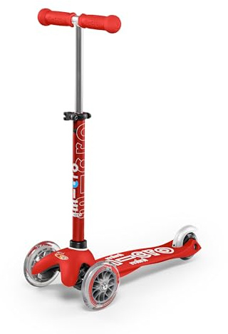 Micro Mini Deluxe barnskoter, röd
