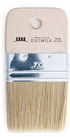 PENNELLIFICIO 2000 | Pennello Spalter per Effetti Decorativi, Pennello Piatto, Effetto Venature Legno, Larghezza 7 cm – Made in Italy