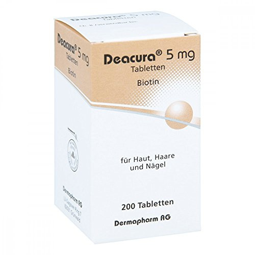 Deacura, 5 mg, Gel, für Haut, Haare und Nägel, Biotin, 200 St | Haut, Haare und Nägel, Biotin, 5 mg, Gel, Packungsgröße: 200 St