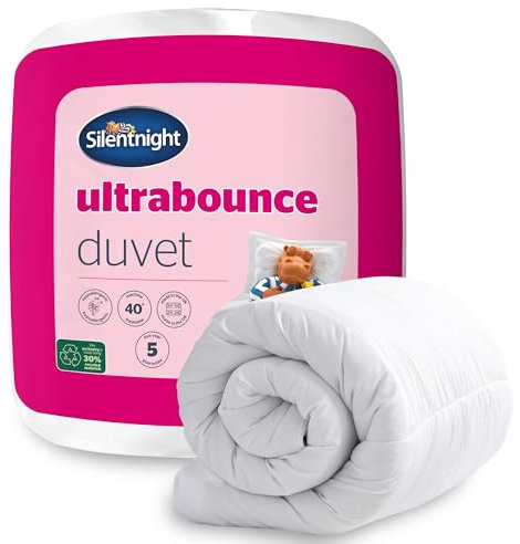 Silentnight Ultrabounce 10.5 Tog Single Duvet – All Year Duvet Quilt Ideal for Summer and Winter – Hypoallergenic and Machine Washable - Single, White