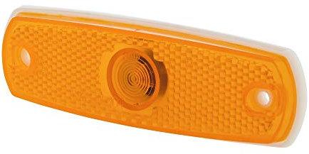 HELLA Feu latéral - Halogène - 12V - Raccord fileté/Montage encastré - CCC/SAE/ADR/GGVS - Couleur du voyant: jaune - droite/gauche - Quantité: 1 - 2PS 962 964-031