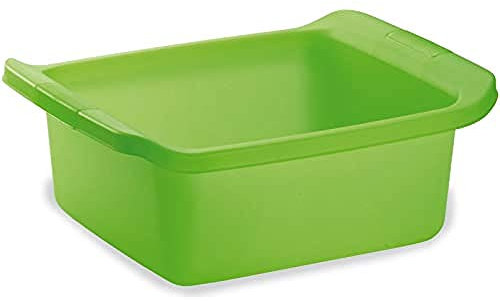 Giostyle Bacinella Rettangolare, Capacità 15 Lt, Verde