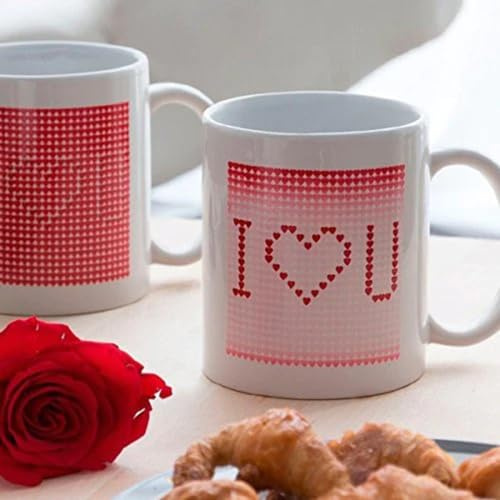 ootb 758555 – Mug-Mug, I Love You Change Heat, 9 x 8 cm