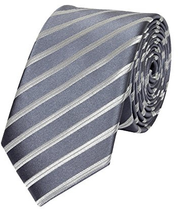 Fabio Farini - Elegante Herren Krawatten gestreift in 6cm und 8cm Breite mit 150cm Länge - Männer Schlips als Geschenk oder Anlässe wie Hochzeit, Konfirmation, Abschlussball