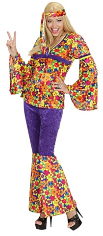 W WIDMANN MILANO Party Fashion - Hippie Girl Kostüm aus Samt