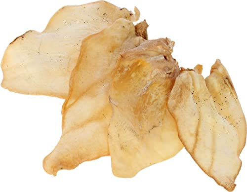 Kerbl Pet Rinderohren, 100 % Natürlich, Fettarm, Ohne Zusatzstoffe, Zahnreinigend, Kaumuskulatur Stärkend, Geruchsarm, Für alle Hunderassen