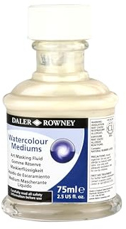 Daler-Rowney Aquafine Líquido Enmascarador Acuarela Frasco 75ml