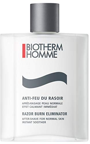Biotherm Homme, Basics Line Lotion Après-Rasage Homme, Frais et Anti-Brûlures, Apaise les Irritations du Rasage, Enrichi en Biotech Plankton, 100 ml