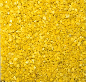 Aquariumpflanzen.net 25kg Farbkies gelb, Körnung 2-3mm, Aquarienkies, Bodengrund