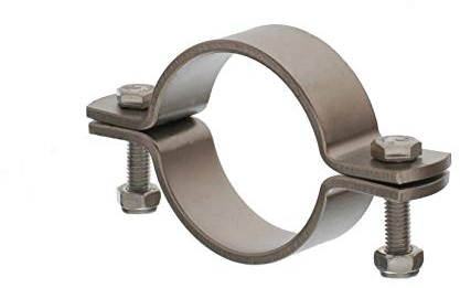 154 mm Edelstahl Rohrschelle ohne Schaft für Rohr DIN EN 10357 Werkstoff 1.4301