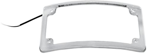 Custom Dynamics LPF-RAD-C-LP License Plate Frame (Radius-Style Chrome)