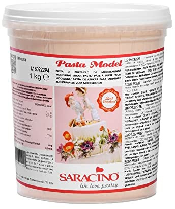 Saracino Fondant Model Hautfarben Zum Modellieren 1 kg Glutenfrei Made In Italy