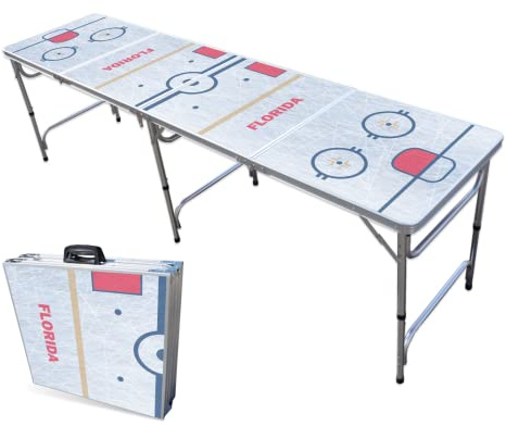 8-Foot Professional Beer Pong Table - Florida Hockey Rink