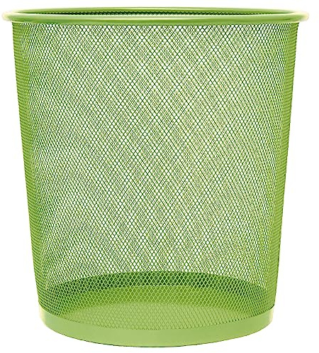 Makro Paper JS5002 - Corbeille à papier métallique Vert