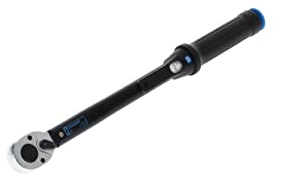 GEDORE Torcoflex Drehmomentschlüssel, 3/8 Zoll, 10-50 Nm, Mit Hebel-Umschaltknarre, Stahlrohr, Schwarz/Blau