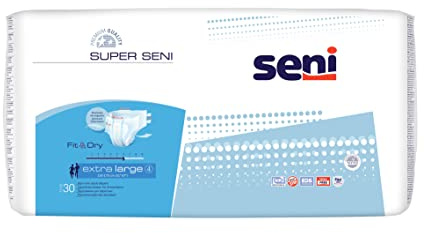 Super Seni extra large (4 x 30 Stk.) Windelhose Bauchumfang 130-170 cm bei schwerer Inkontinenz