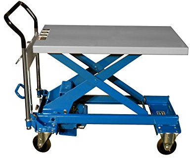 Southworth Products A-800 Dandy Manual Scissor Lift Cart, Foot Pump, 1760 lb. Capacity, 23.6 x 39.4 Platform