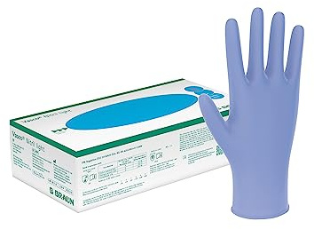 B. Braun Vasco Nitril light Einmalhandschuhe, Untersuchungshandschuhe, Größe L, 100 Stück