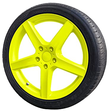 Foliatec Spray Film (à vaporiser) Neon 4-pièces Set - Jaune 2x400ml + apprêt 2x400ml