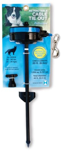 Tirrito MH HM Ausziehbarer Kabelbinder für Hunde, Medium, 1,5 kg