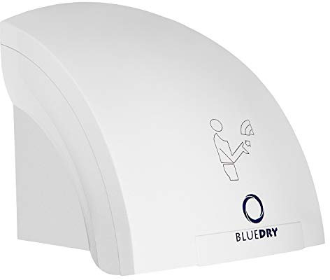 BLUEDRY Junior Hand Dryer Electric Automatic Value Handdryer (White)