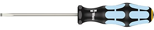 Wera 05032003001 0.8 x 4 x 100 mm 3335 Stainless Steel Screwdriver for Slotted Screws - Silver
