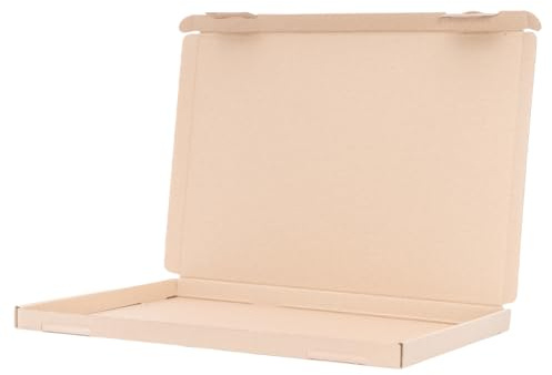 200 stora brevlådor 350 x 250 x 20 mm brun frakt post vikbox GB-2