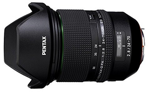 HD PENTAX-D FA 24-70 mm F2.8ED SDM WR Hochleistungs-Standardzoomobjektiv 24 mm Ultraweitwinkel Wetterbeständige Konstruktion Außergewöhnliche Abbildungsleistung ED-Glas Asphärisches Objektiv