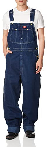 Dickies - DB100 - Salopette da uomo, colore Blu (rinsed indigo blue / indigoblau gewaschen), taglia W36/L32