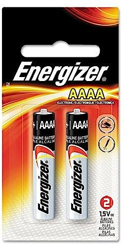 Energizer Alkaline Batteries Size Aaaa 1.5 V Blister Pack 2