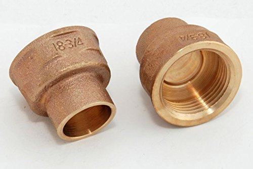 Übergangsmuffen i/i 18mm - 3/4' / 4270g, Rotguss (VE 2 Stk) Rotgussfitting red brass gunmetal, Klimaanlage Klimatechnik Wasser Heizung Gas Solar heating refrigerant