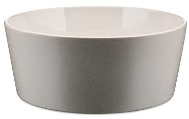 Alessi DC03/38 LG Tonale Insalatiera in Ceramica Stoneware, Grigio Chiaro