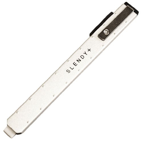 SEED Thin Steel Holder Eraser Slendy+, Silver (EH-S-S) (Japan Import)