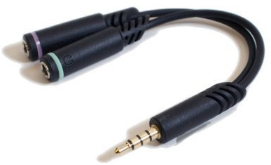 Premium OEM PC Headset Adapter for Playstation PS4 PS5, Xbox One Series S/X, Mac, Latest PCs, Smartphones and Tablets Combo Audio Adapter Cable for Sennheiser and Similar PC Headsets