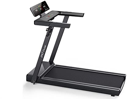 JTX Slimline Flat Folding Treadmill - Ready Assembled - 16kph - Compact, Motorised Running Machine - 2 Year Home Warranty