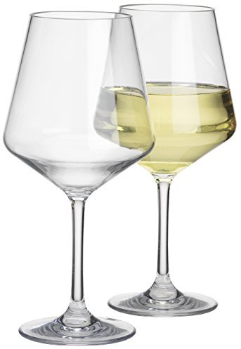 Flamefield SP1748 Savoy Standard Weinkelche, transparent, 2 Stück