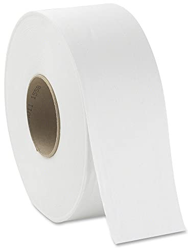 Georgia-Pacific Pacific Blue Basic 2-Ply Jumbo Jr. 9 Toilet Paper by GP PRO (Georgia-Pacific), 12798, 1,000 Linear Feet per Roll, 8 Rolls Per Case