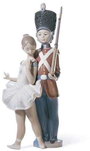 LLADRÓ Little Tin Soldier Figurine. Porcelain Tin Soldier Figure.