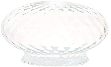 arterameferro Vetro di ricambio trasparente per Plafoniera rustica misura Piccola