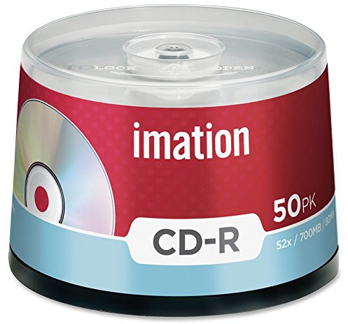 Imation CD-R 52x 50pk Spindle - CD-RW vergini (scatola per torta)
