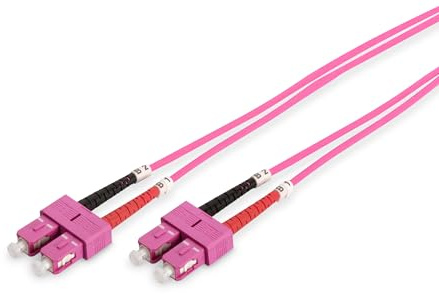 Digitus cble Fibre Optique Duplex 50/125 OM4 SC SC Violet à m