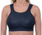 Womens High Impact Sports Bra Non Wired Plus Size Sports Bra Large Bosom Bra 38 E Black
