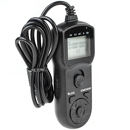 JJC TM-C Timer-Auslöser (Fernauslöser, Auslösekabel) für Canon RS-60E3 - z.B. für Canon EOS 1100D, 1000D, 700D, 650D, 600D, 550D, 500D, 100D, 60D, G16, G1X etc.