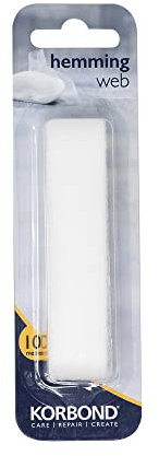 Korbond Saumband zum Aufbügeln – Waschfestes Bügelband & Klebeband zum Hosenkürzen ohne Nähen (10 m x 2cm)
