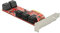DeLock PCI Express Karte, 10x SATA 6 Gb/s intern, Low Profile Form Faktor
