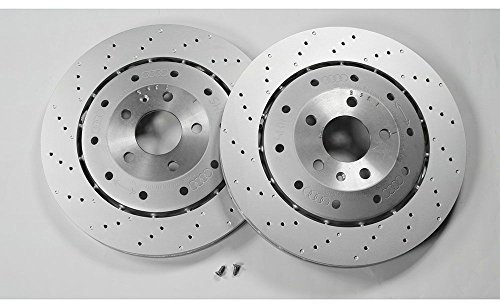 Original Audi Bremsscheiben RS6 (C6 4F) Bremsen Hinterachse 1KJ belüftet gelocht 4F0615601H