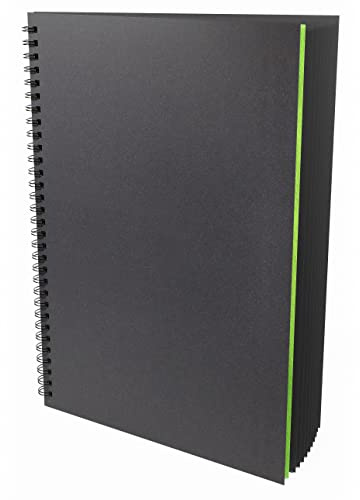 Artgecko Black Toned Sketch Book A3 Portrait - 80 Pages (40 Sheets) 200gsm Card