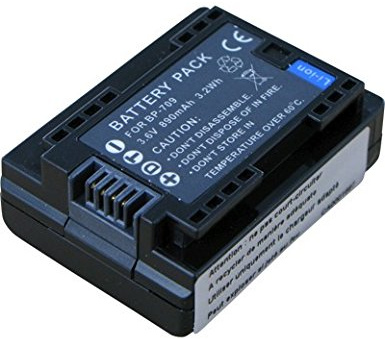 Batterie pour Canon LEGRIA HF R36, 3.6V, 890mAh, Li-ION