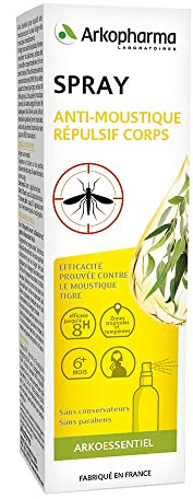 Arkopharma Aromathérapie Complexe Spray Corps Anti-Moustiques 60 ml