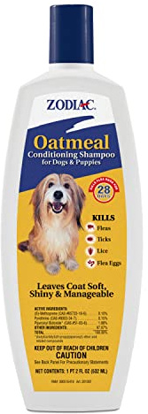 Zodiac Oatmeal Conditioning Shampoo for Dogs & Puppies 18 ounces, Small